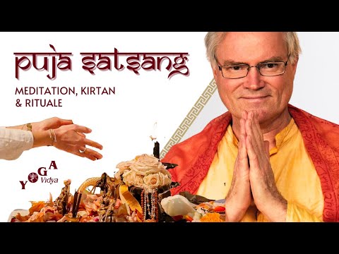 Puja Satsang mit Sukadev "Das Licht im Herzen"  - Yoga Vidya Live, 24.12.2025, 20:00 - 22:15 Uhr