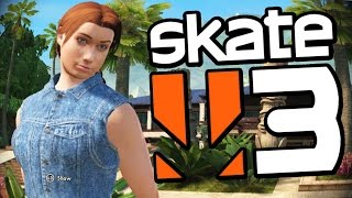 GIRLS CAN SKATE TOO! (Skate 3 Funny Moments)