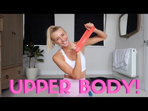 15 Minute NO REPEAT Mini Resistance Band Upper Body Workout!