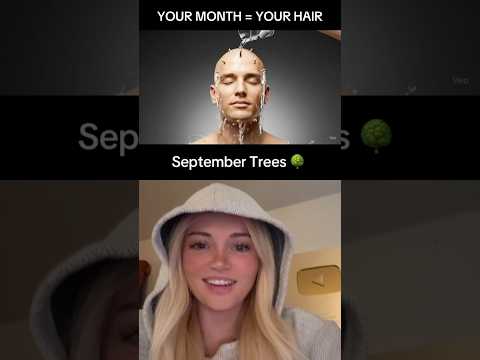 YOUR MONTH = YOUR HAIR #xyzbca #viral #fyp #shorts #viralshorts creator: aitripzone