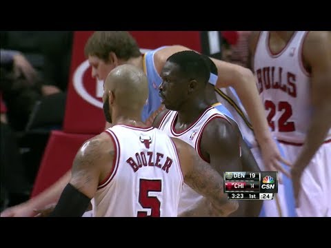 Luol Deng 23 Pts & Carlos Boozer 24 Pts Full Highlights vs Nuggets (2013.10.25) (NBA PRESEASON)