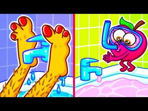 Short vs Tall Problems ✨ | Avocado Family Funny Cartoon