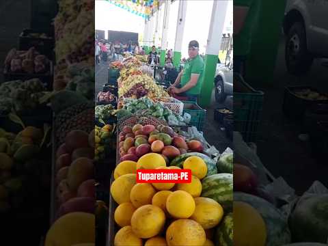 Feira de frutas e verduras de Tuparetama-PE