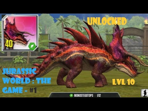 Unlocking the super hybrid monostegotops!!! Jurassic World™: The Game
