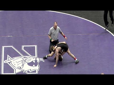 Big Ten Rewind: 2010 Midlands - 125 LBs - Iowa's Matt McDonough vs. Northwestern's Brandon Precin
