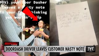 DoorDash Driver Writes NASTY Note To Customer For Not Tipping Before Delivery, Rejects Cash