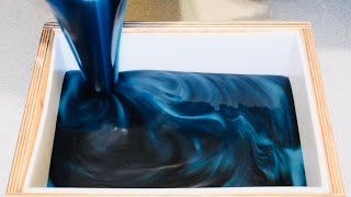 Midnight Waters Cold Process Soap Making | Heat Transfer Method