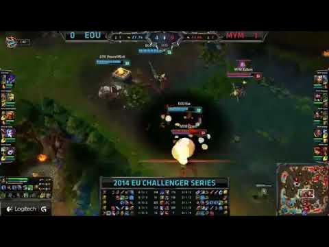 EOU VS MYM Kubon Irelia Game 2 Reupload   EU CS 2014 Spring HQ