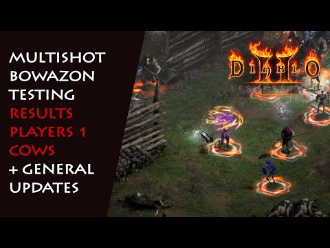Physical Bowazon Series: Results For Players 1 Cows + General Updates - Diablo 2 Resurrected