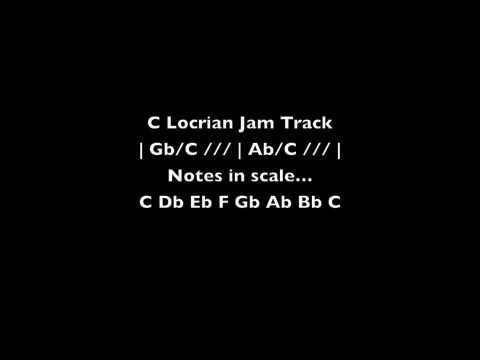 C Locrian Jam Track