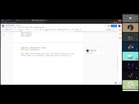IVCGDC Writing Workshop #2: Script Formatting in Google Docs