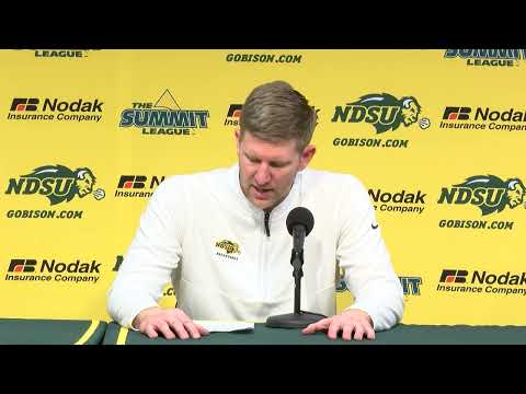 NDSU MBB: Postgame Press Conference vs South Dakota State 1-5-23
