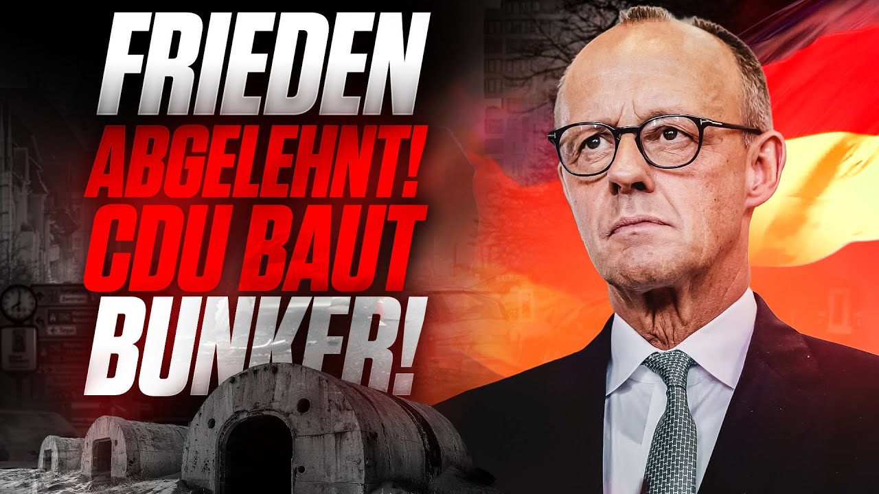 💥IRRE: CDU BAUT BUNKER! KRIEG ESKALIERT NOCH DIESES JAHR?!