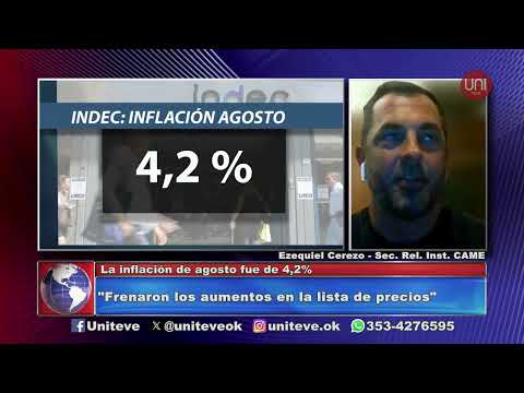 Por encima de lo esperado: la inflación de agosto fue del 4,2%