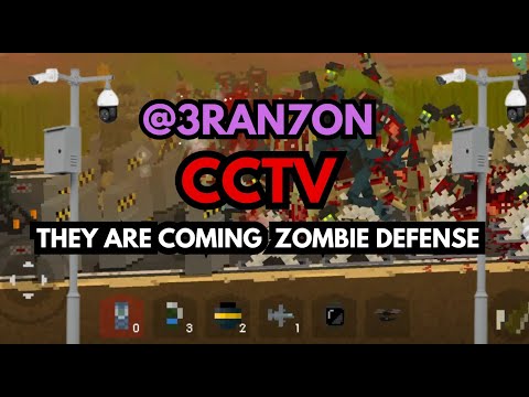 USE OF CCTV THEY ARE COMING ZOMBIE DEFENSE | GAMEPLAY |
