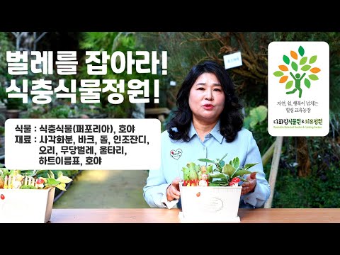 담양 다화림식물원&치유정원 벌레를 잡아라! 식충식물정원