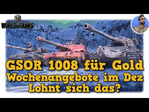 GSOR 1008 für Gold - Wochenangebote im Dezember (Adventskalender-Ersatz) - World of Tanks