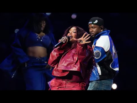 [4K] Kendrick Lamar & SZA - luther/ All The Stars (Live at the Super Bowl 2025)