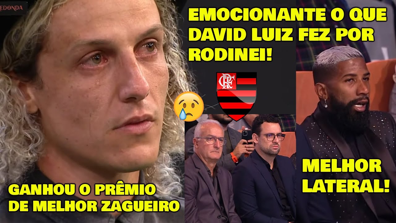 EMOCIONANTE  "DAVID LUIZ CHORA AO FALAR DE RODINEI" ISSO QUE ELE FEZ ME MOTIVOU NO FLAMENGO.