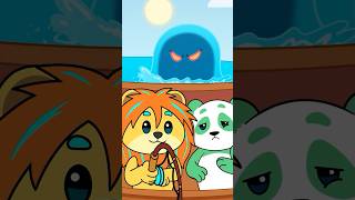 恐ろしいシーモンスターが現れた！？ のーわんアニメ  #seamonster #のーわん #shorts #アニメ