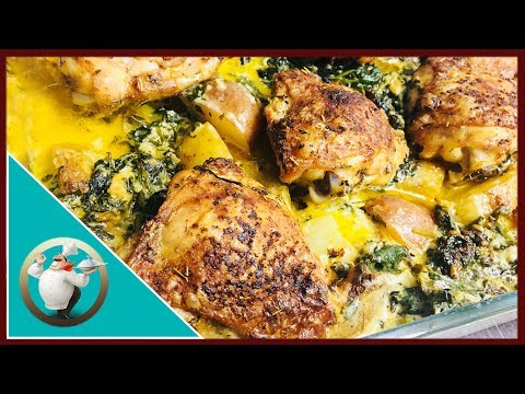 Creamy Garlic Butter Chicken Recipe | Chicken With Creamy Garlic Butter Sauce And Potatoes