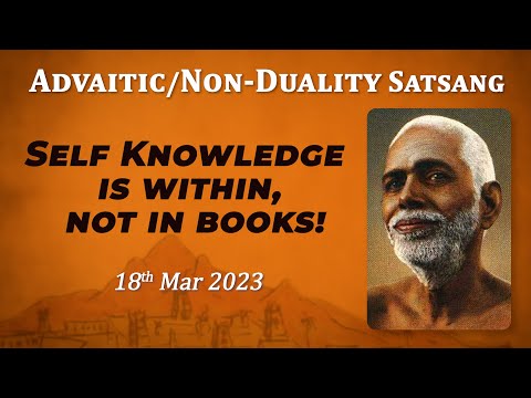 535. Bhagavan Ramana Satsang - Self Knowledge is Within, not in Books