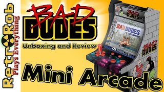 Bad Dudes Mini Arcade Unboxing, Review and Gameplay
