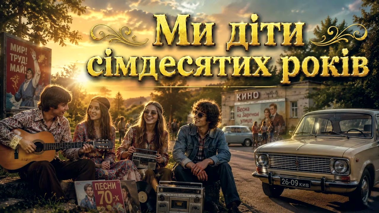 Ми діти сімдесятих років — сучасна українська пісня про дитинство та молодість