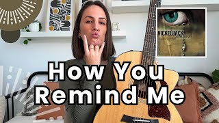 How You Remind Me Nickelback Guitar Lesson [Chords Strumming Play Along!]