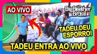 BBB 26: Participante faz ameaça e leva esporro de Tadeu AO VIVO na Casa de Vidro #BBB26 AO VIVO