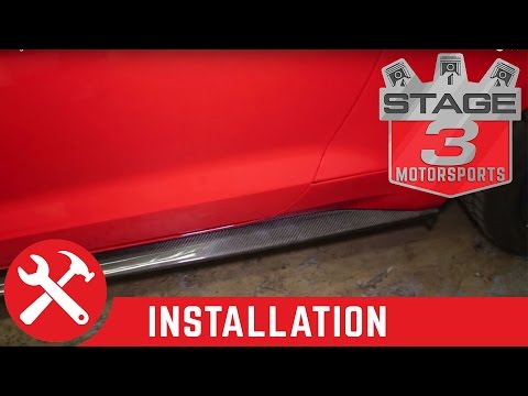 2015-2016 Mustang TruFiber Carbon Fiber XR10 Side Skirts Install
