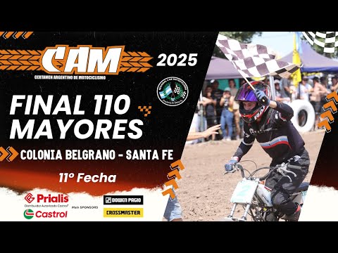FINAL Completa - 110cc Mayores - 11a Fecha Coronación - CAM 2025 - Colonia Belgrano