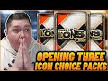 OPENING 3 ICON CHOICE PACKS IN NHL 24