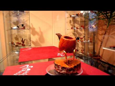 Pipa in radica half bent fatta a mano - www.paronellipipe.it