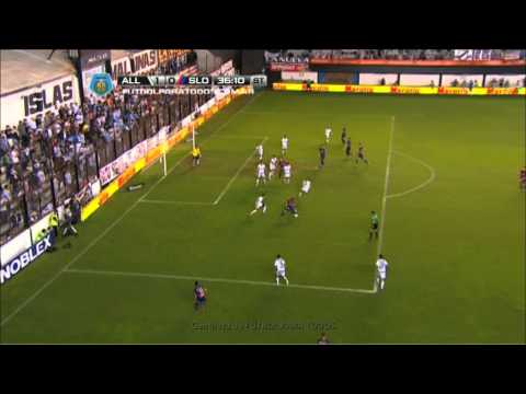 Piatti reventó el travesaño. All Boys 1 San Lorenzo 2. Final 2014. Fecha 12. Fútbol Para Todos.