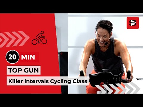 20 MIN TOP GUN | Fat-Frying Intervals Spin Class