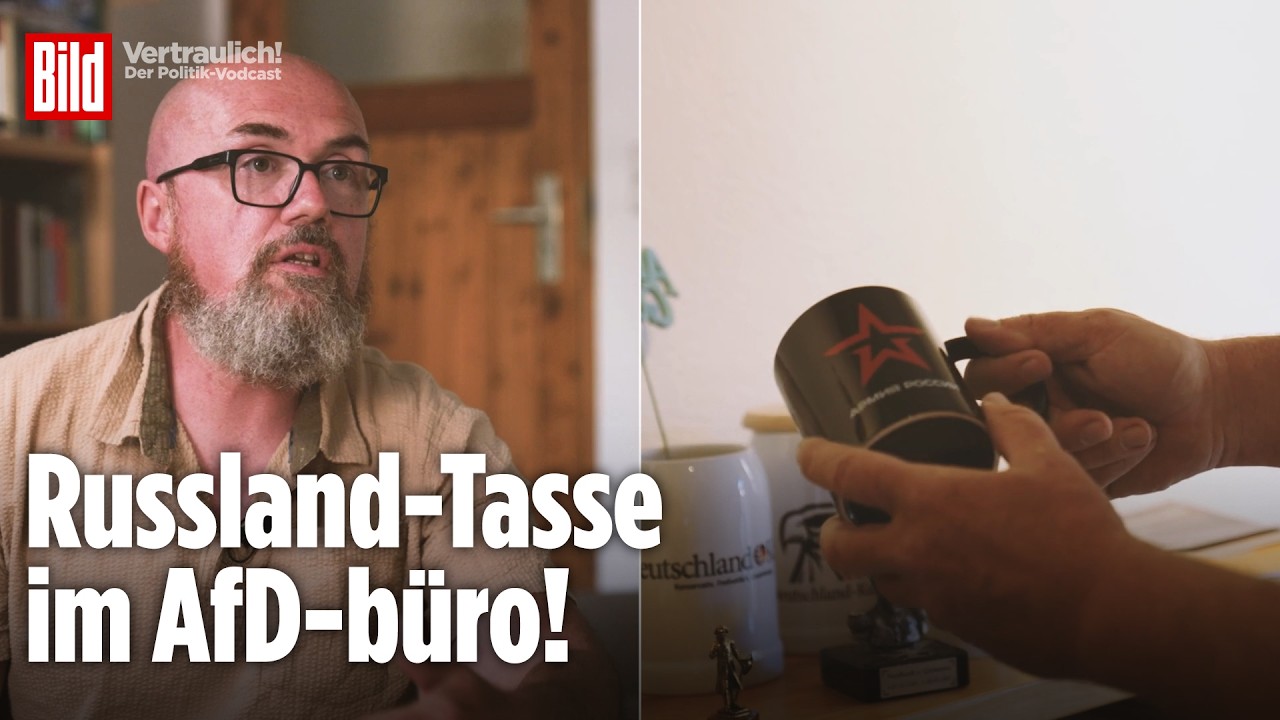 Russland-Tasse im AfD-Büro: Warum Tillschneider plötzlich nervös wurde | Vertraulich