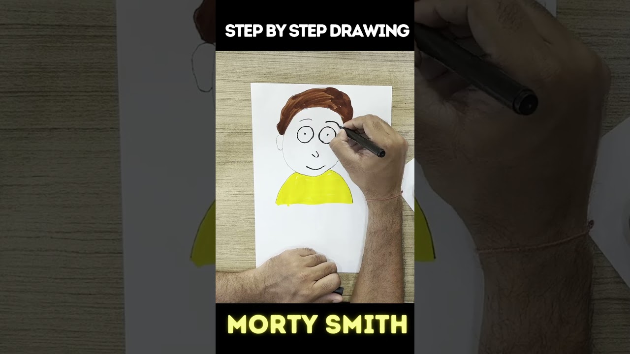 Drawing of Morty Smith #shorts