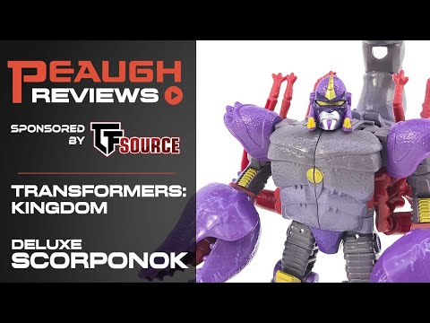 Video Review: Transformers War for Cybertron - Deluxe SCORPONOK
