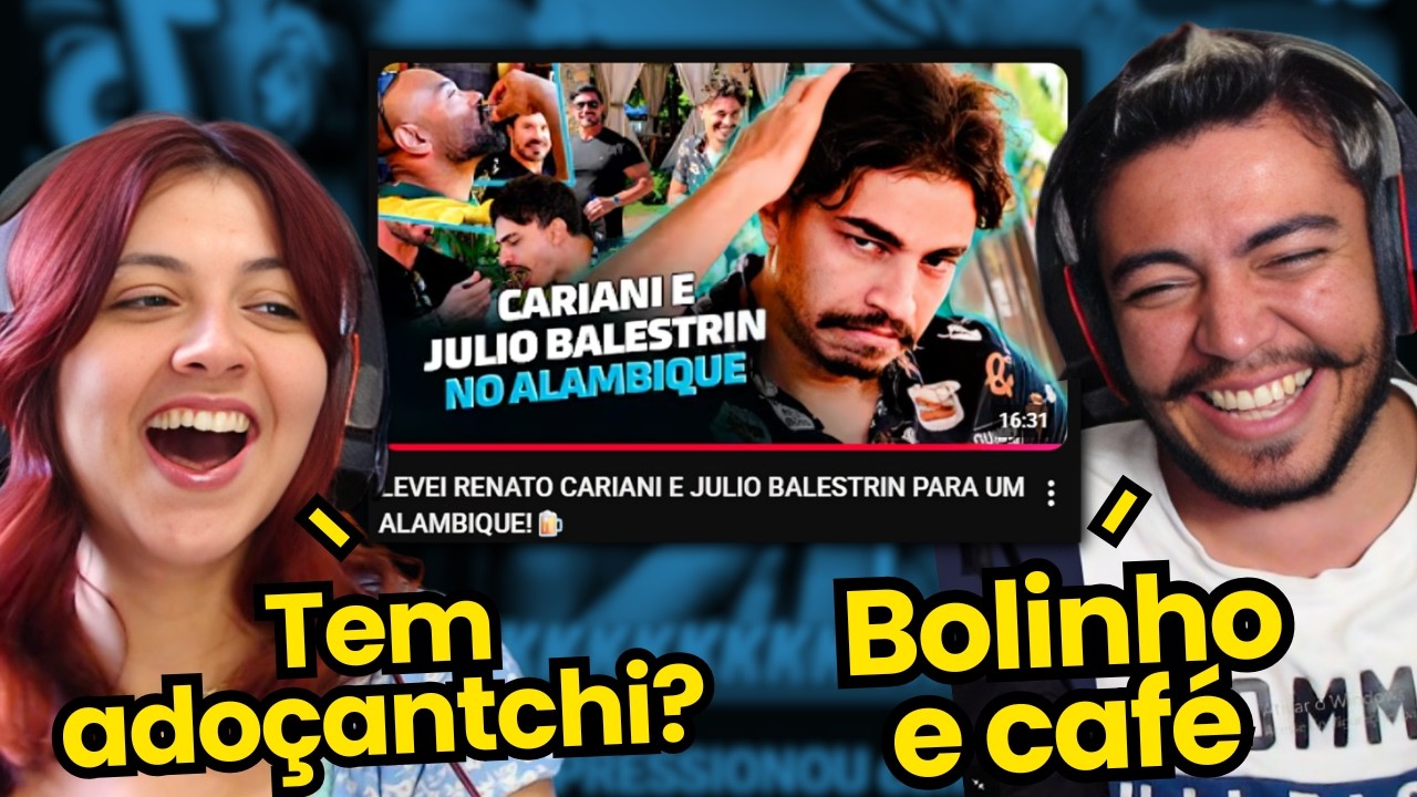 BISTECONE LEVOU RENATO CARIANI E JULIO BALESTRIN PARA UM ALAMBIQUE!🍺 | react