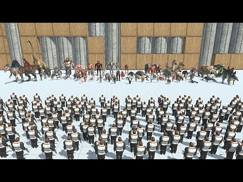 SLOW MO VS EVERY FACTION with same price - Animal Revolt Battle Simulator