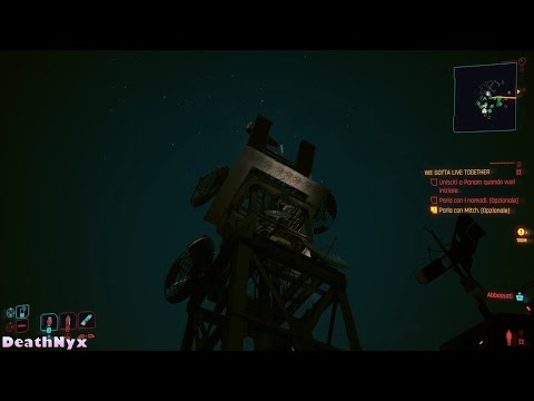 Cyberpunk 2077 - climbing Aldecaldos' Camp Telecom Tower