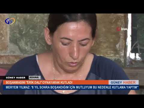 BOŞANMASINI "ERİK DALI" OYNAYARAK KUTLADI