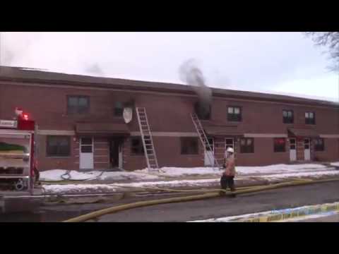 Rescue Of 4-year-old Girl From Heavy Smoke Conditions In Apartment Fire On Armory Dr Utica Ny