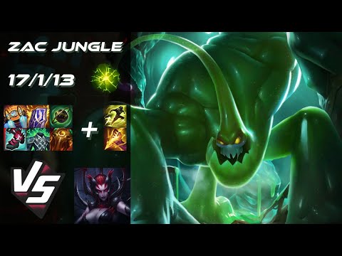 JUNGLE Zac vs Elise - NA Grandmaster Patch 25.19
