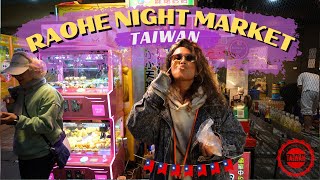 TAIPEI'S Raohe Street Night Market FOOD TOUR + World’s Tiniest MICHELIN Food Stand!!