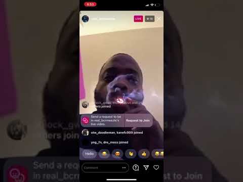 BCR Meezle On IG LIVE Smoking Dead Opps