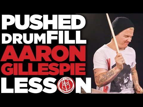 Pushed Fill! Aaron Gillespie [180 DRUM LESSON CLIP]