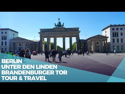 Berlin unter den Linden zum Brandenburger Tor