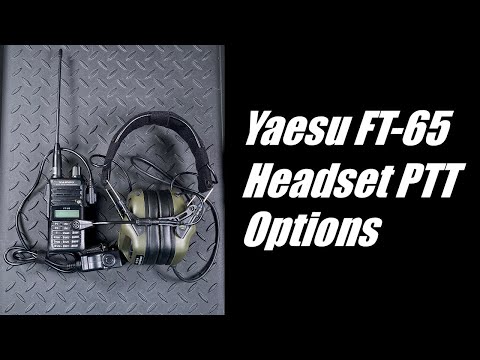 Yaesu FT-65 / FT-4X Headset PTT Options